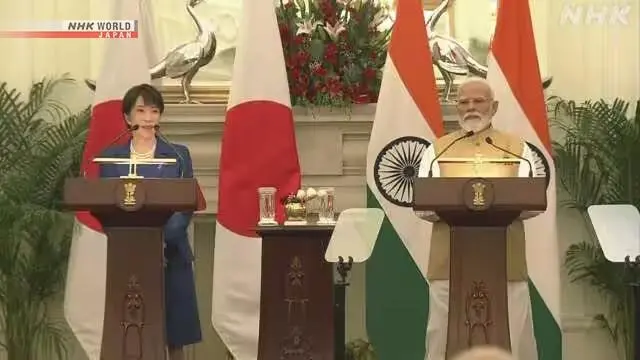 Takaichi Sanae et Narendra Modi promettent de renforcer les liens nippo-indiens