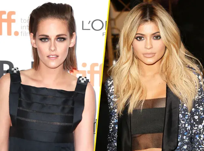 Kristen Stewart VS Kylie Jenner : qui porte le mieux le combot smoky eyes et lèvres nude ?
