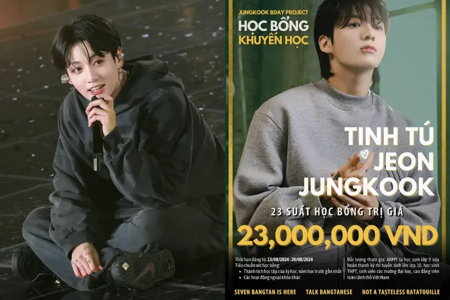 Dự án học bổng đón sinh nhật Jung Kook BTS: Thành tích của V-ARMY sáng như tinh tú