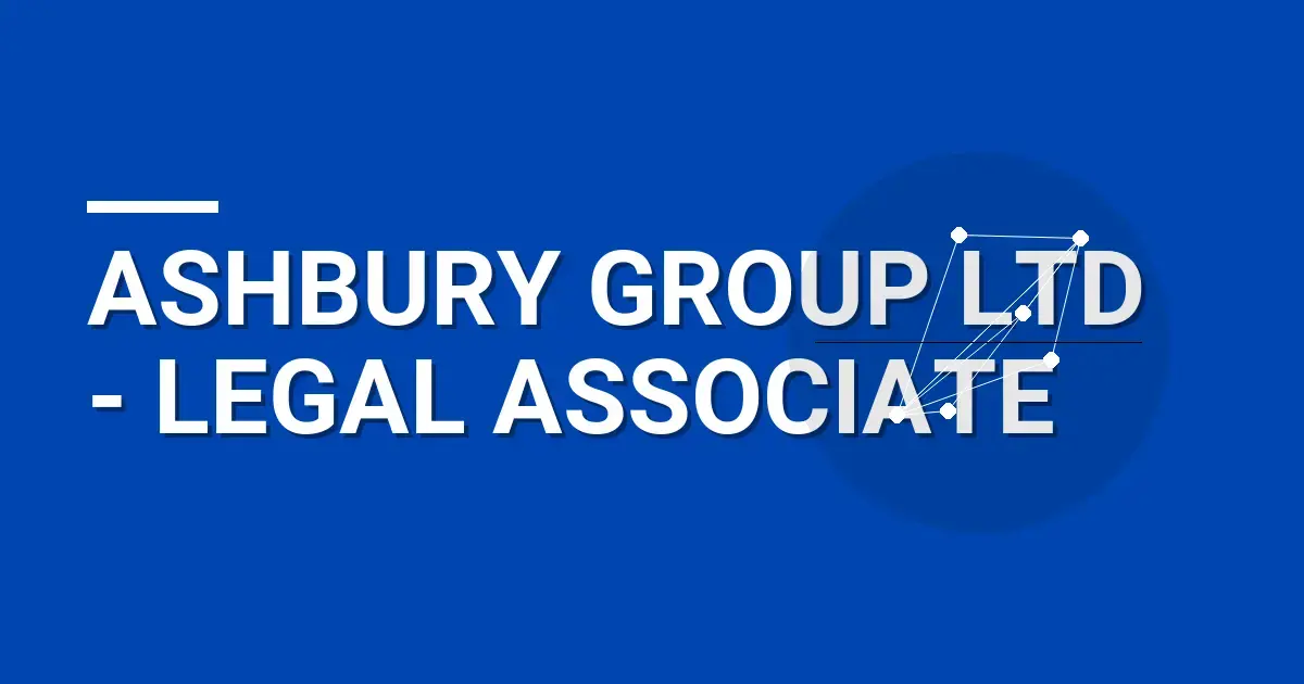 Ashbury Group Ltd - Legal Associate