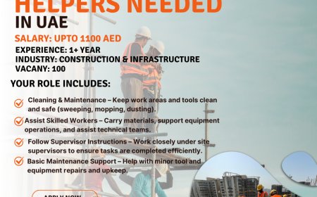 We are Hiring a Professional 100 HELPERS NEEDED!